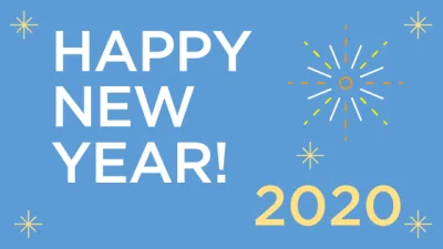 Happy new year 2020
