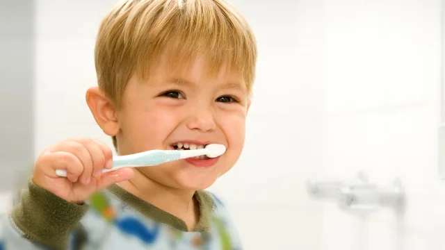 Toddler Brushing Teeth